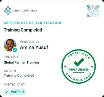 Certificate of verification